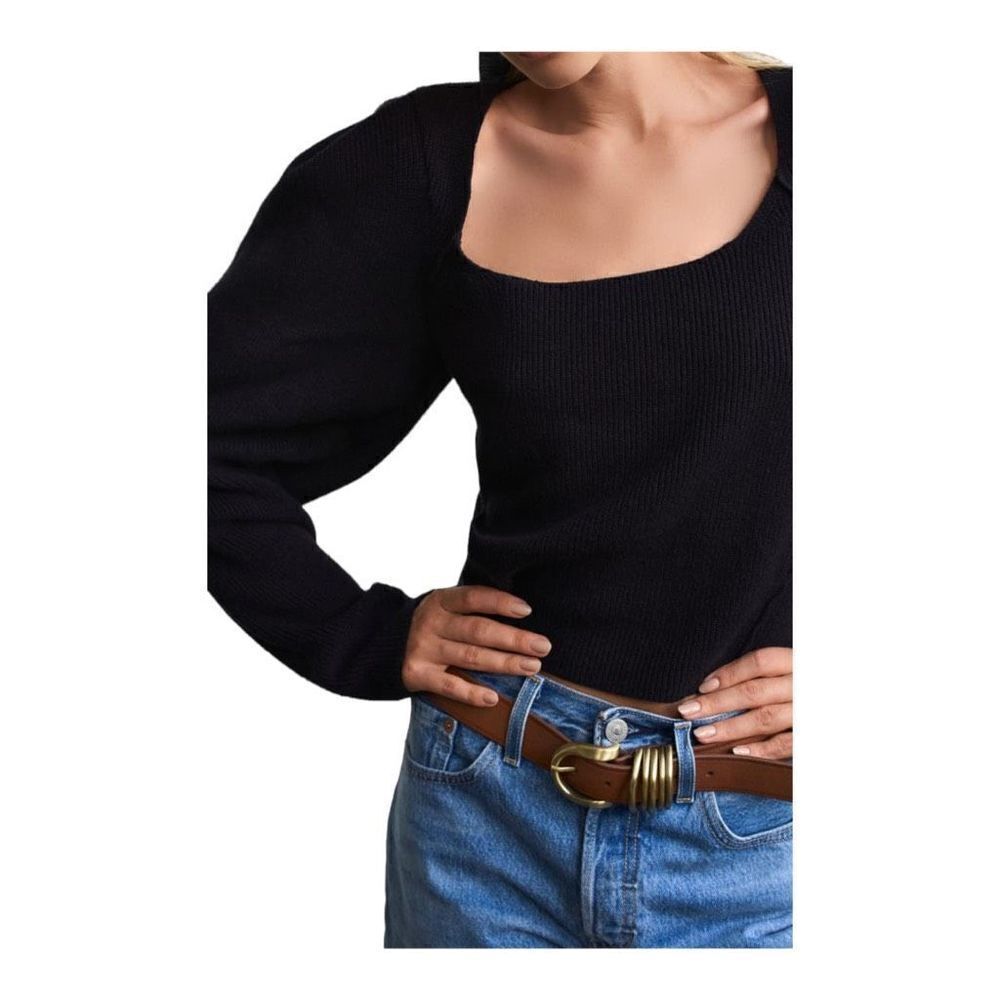 Free People Saffron Open Back Sweater size L NWT - Picture 4 of 8